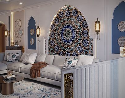 Check out new work on my @Behance profile: "ANDALUSIAN VILLA DESIGN" http://be.net/gallery/188034793/ANDALUSIAN-VILLA-DESIGN Islamic Furniture Design, Andalusian Interior, Andalusian Interior Design, Villa Design, New Work, Furniture Design, Villa, Patio, Interior Design