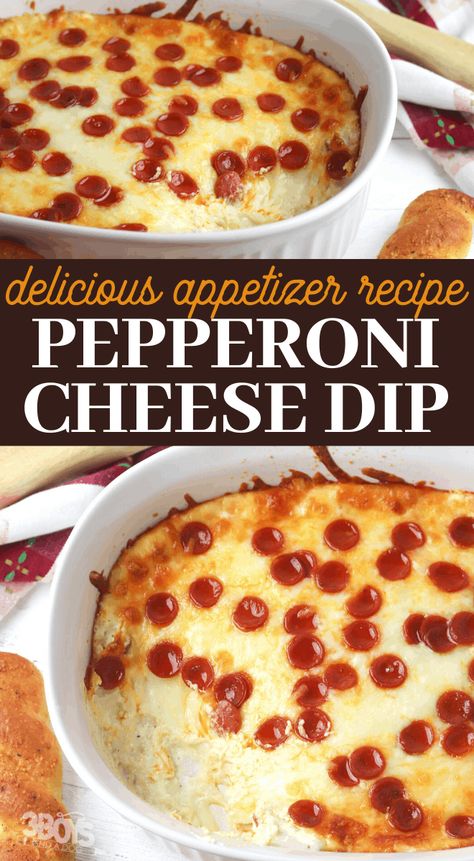 cheesy pepperoni warm dip recipe Pepperoni Cheese Dip, Warm Dip Recipes, Pepperoni Dip, Pizza Dip Recipes, Pepperoni And Cheese, Pepperoni Pizza Dip, Hot Dips, Dip Mixes, Munchies Snacks