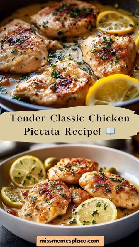 Dive into the world of Perfectly Tender Classic Chicken Piccata with our easy-to-follow recipe guide! With simple ingredients and straightforward steps, you’ll create a restaurant-quality dish right at home. The combination of lemon, capers, and herbs brings a refreshing brightness to the chicken, making it a delightful choice for any occasion. Ideal for both novice and experienced cooks, this recipe is your key to mastering the art of classic Italian cuisine! 🇮🇹💕 Low Carb Chicken Breast Recipes, Chicken Limone, Chicken Piccata Easy, Lemon Caper Chicken, Fried Chicken Breast Recipe, Capers Recipe, Piccata Recipe, Chicken Piccata Recipe, Low Carb Low Fat