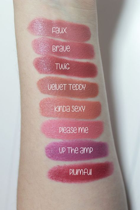 Velvet Teddy Mac, Mac Lipstick Velvet Teddy, Mac Lipstick Collection, Mac Lipstick Swatches, Mac Velvet Teddy, Make Up Designs, Mac Lips, Velvet Teddy, Lipstick Collection