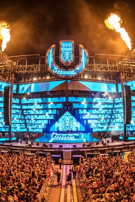 Music Festival Stage, Ultra Miami, Festival Stage, Regina Spektor, Funky House, Concert Stage Design, A State Of Trance, Electronic Music Festival, Peeping Tom