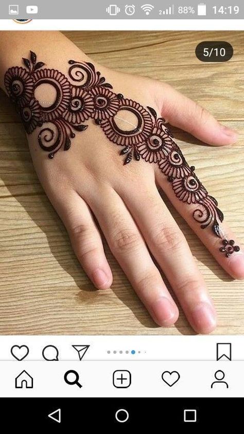 Classy Henna Designs, Cone Designs, Tato Henna, Mehndi Designs Bridal Hands, Henna Art Designs, Mehndi Designs For Kids, Beginner Henna Designs, Mehndi Design Pictures, Very Simple Mehndi Designs