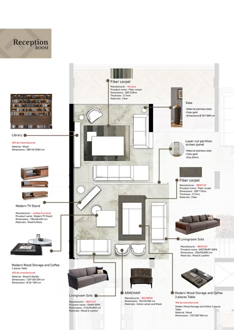 Floor Plan Mood Board, Interior Design Floor Plan Presentation, Furniture Plans Architecture, Furniture Showroom Layout, Interior Design Visual Presentation, Render Presentation, Furniture Layout Plan, Furniture Presentation, Plan Render