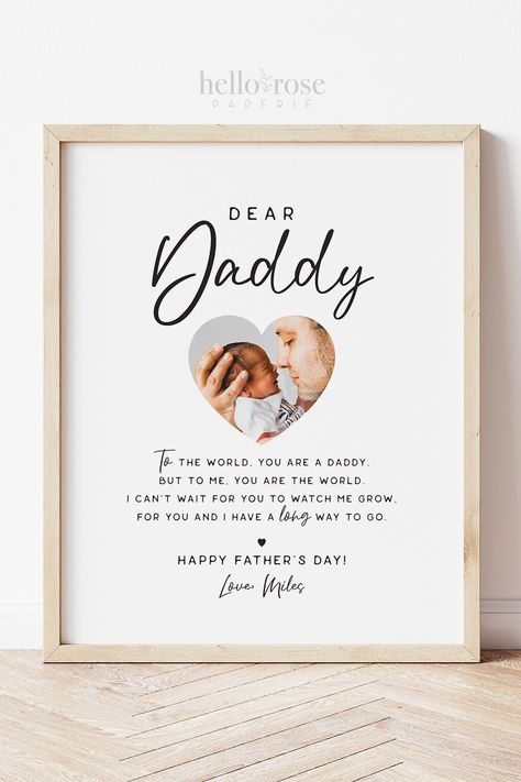 Fathers Day Gift from Kids Son Daughter Baby . PRINTABLE Personalized First Fathers Day Gift Idea . Dear Daddy Minimalist . DIGITAL DOWNLOAD #etsy #fathersday #fathersdaygift #giftfordaddy #dadtobegift #fromdaughterwife #fromkidsbabyson #uniquefathersdaygift #specialfathersdaygift #firstfathersday #fathersdaygiftfromkids #fathersdaygiftfromson #fathersdaygiftfromdaughter #fathersdaygiftfrombaby #fathersdaygiftidea First Father's Day Ideas, First Father’s Day Gift From Baby, Diy First Father’s Day Gifts, First Fathers Day Gifts Ideas, First Fathers Day Gift Ideas From Baby, Fathers Day Gifts Ideas Preschool, 1st Fathers Day Gift Ideas, Fathers Day Gift From Kids, Baby Fathers Day Gift