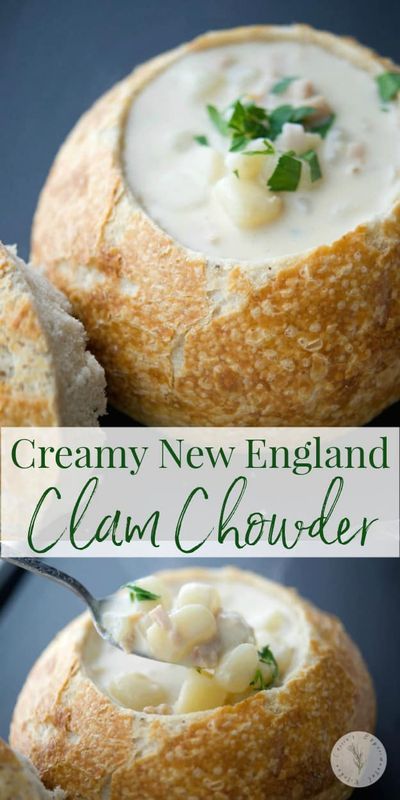 Pastries Chocolate, Bread Bowl Soup, Clam Chowder Recipe, New England Clam Chowder, Presentation Food, Taiwanese Cuisine, Plating Food, Citrus Vinaigrette, Chocolate Sculptures