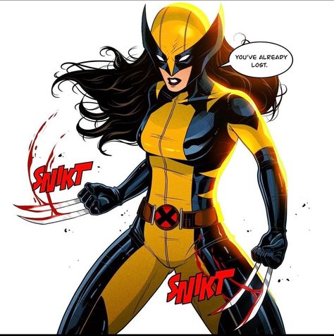 X 23 Comic, Wolverine Halloween Costume, X-23 Fanart, X-23 Comic, X 23 Laura Kinney, Marvel 2099, Procreate Artist, Wolverine Costume, Wolverine Cosplay