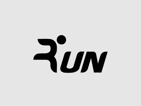 Run Club Ideas, Sporty Logo Design, Run Logo Design, Logo With Movement, Running Branding, Sport Club Logo, Athleisure Logo, Strength Logo, Running Design