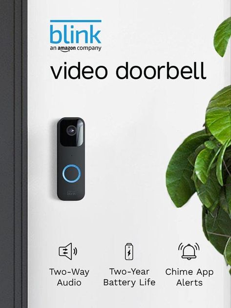 Blink Home Security, Blink Doorbell, Home Systems, Doorbell Chime, Camera Security, Home Security Tips, Smart Doorbell, Smart Video, Doorbell Camera