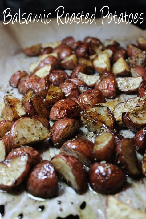 Balsamic Potatoes, Red Potatoes Recipe, Crispy Oven Fried Chicken, Bacon Grilled Cheese, Chicory Recipe, Roasted Red Potatoes, Oven Fried Chicken, It's Monday, Potatoes Recipe