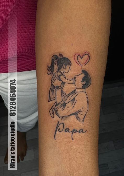 father daughter tattoo _ papatattoo _ daughter tattoo_ Father tattoo _dadtattoo Daughter Dad Tattoos, Tattoos For Dads With Daughters, Tattoo Father And Daughter, Daughter Father Tattoo, Dad And Daughters Tattoo Ideas, Daughter And Father Tattoos, Tattoos Father Daughter, Father Tattoo Ideas For Daughter, Daughter Tattoos For Dad