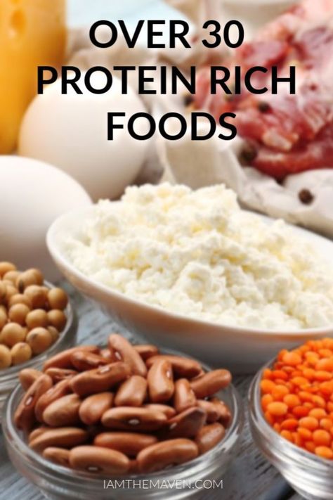 High Protein Foods List, Protein Foods List, Protein Options, Stomach Fat Burning Foods, High Protein Foods, Bariatric Sleeve, Random Tips, Protein Food, Eating Healthier