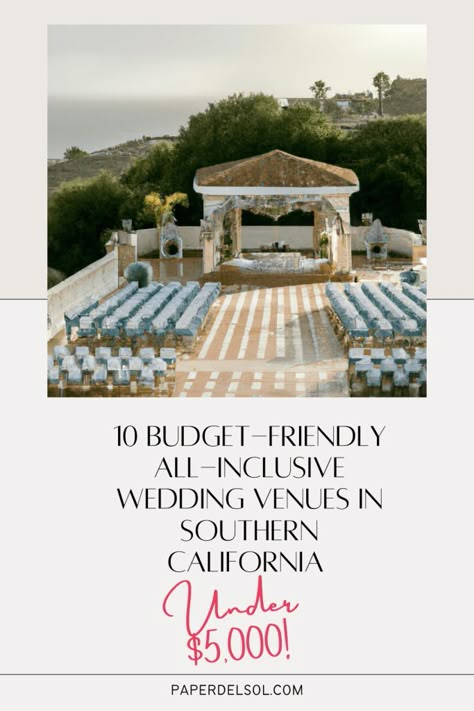 Are you planning a wedding in Southern California but feeling overwhelmed by the high costs? Look no further! We’ve scoured the area and found 10 creative and affordable all-inclusive wedding packages that will fit any budget. The Millwick: This industrial-chic venue located in the Arts… Small Intimate Wedding Venues, Outdoor Wedding Venues California, Budget Wedding Venue, Wedding Locations California, Socal Wedding Venues, Orange County Wedding Venues, California Outdoor, San Diego Wedding Venues, All Inclusive Wedding Packages