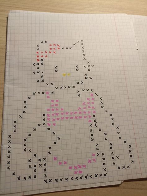 Crochet Patterns Hello Kitty, Pixel Art Ideas Hello Kitty, Kitty Mamadisima, Hello Kitty Mamadisima, Pixel Hello Kitty, Pixel Art Hello Kitty, Hello Kitty Pixel Art, Spiderman Pixel Art, Hello Kitty Diy