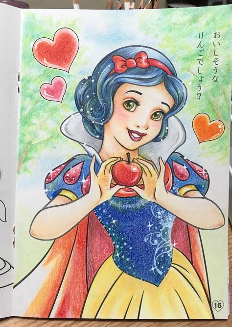 Snow White Drawing, Belle Drawing, Disney Character Art, Pen Art Work, Disney Drawings Sketches, Drawing Competition, Abc Coloring Pages, Disney Paintings, Snow White Disney