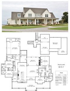 Montana House, Farmhouse Floor Plans, Home Floor Plans, House Plans Farmhouse, Modern Farmhouse Plans, House Blueprints, Future Home Ideas, New House Plans, Farmhouse Plans