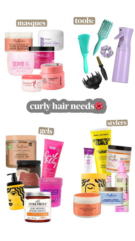 #curlyhair #curlygirl #curlcream Curly Hair Travel Essentials, Hair Wishlist, Curly Hair Essentials, Briogeo Curl Charisma, Healthy Curly Hair, Function Of Beauty, Help Hair Grow, Hair Masque, Hair Gift