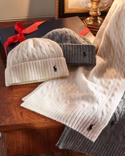 @ralphlauren Must-have #RLHoliday gifts include soft knitwear like our hats, scarves, cardigans, and sweaters. Shop cold weather #PoloRLStyle accessories via the link in bio. #PoloRalphLauren #RLGifts Ralph Lauren Beanie, Polo Ralph Lauren Outfits, Ralph Lauren Scarves, Ralph Laurent, Polo Lauren, Ralph Lauren Hats, Aesthetic Outfits Men, Rich Girl Lifestyle, Ralph Lauren Boys