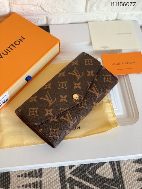 Louis Vuitton lv woman Sarah wallet monogram 1:1 Lv Emilie Wallet, Lv Sarah Wallet, Wallet Luxury Women, Louis Vuitton Wallets, Lv Wallet Women, Luxury Wallet Women, Luis Vuitton Wallet, Louis Vuitton Wallet Women, Louis Vuitton Nails