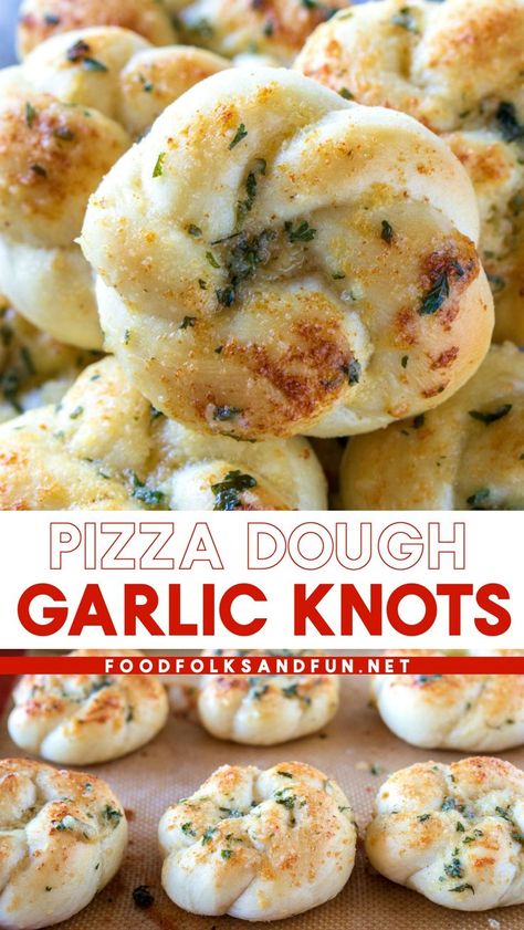 Garlic Knots Pizza Dough, Pizza Dough Garlic Knots, Garlic Knot Pizza, Meal Board, Savory Baking, Pasta Per Pizza, Garlic Knots, Pizza Margherita, Amazing Appetizers