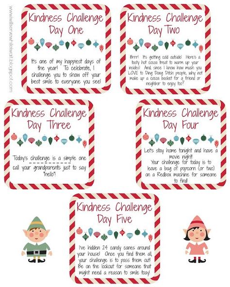 5 Elf on the Shelf Kindness Ideas - Pink Fortitude, LLC Kindness Elf Ideas, Elf On The Shelf Kindness, Kindness Elf, Elf Stuff, Christmas Kindness, Free Christmas Tags Printable, Elf Printables, Kindness Elves, Angel Ideas