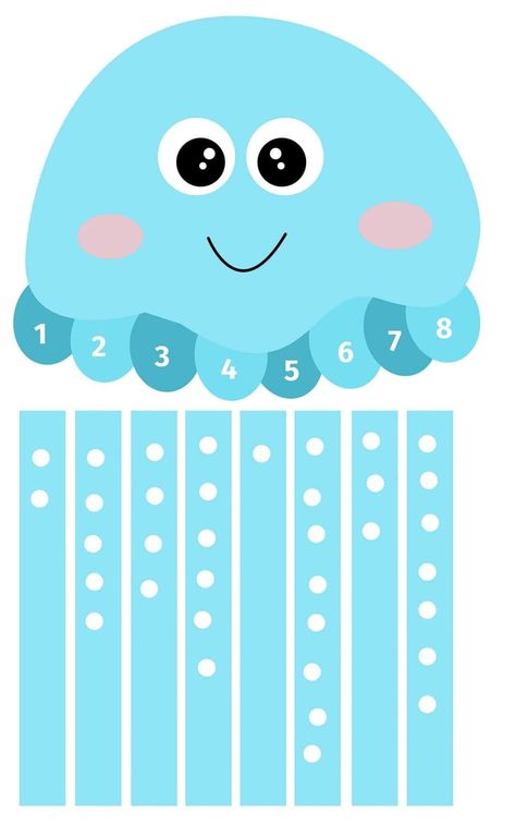 Fish Counting Activities For Preschool, Math Preschool Activities Printables, Numbers Activities Preschool Worksheets, Math Crafts For Kids, Numbers Activities For Kids, Math Activity Preschool, Numbers Activities Preschool, Number Activities For Preschool, Numbers Craft