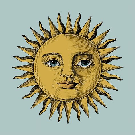 Hand drawn sun with a face | premium image by rawpixel.com Sun With A Face, Sun Drawing, Sun Painting, Sun Illustration, Sun Face, Sun Art, Simple Illustration, Sunrise Photography, Free Illustrations