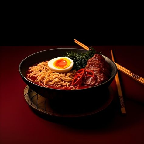 Photo professional photography image of ... | Premium Photo #Freepik #photo Asian Noodles Photography, Noodle Food Photography, Chinese Restaurant Photography, Ramen Food Photography, Valentine Food Photography, Premium Food Photography, Ramen Photoshoot, Ramen Photography, Chinese Food Photography