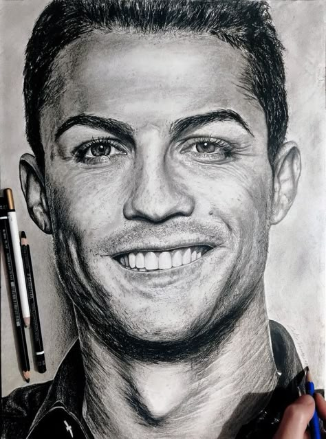 Pencil portrait of Cristiano Ronaldo | Celebrity artwork, Realistic drawings, Portrait Ronaldo Portrait Drawing, Drawing Of Cristiano Ronaldo, Cristiano Ronaldo Pencil Sketch, Cr7 Drawing Sketch, Cr7 Drawing Pencil, Ronaldo Sketch Pencil, Ronaldo Art Drawing, Ronaldo Drawing Sketch, Cr7 Portrait