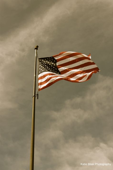 Old glory in a midwest storm! Fabric Studies, Flag Pictures, American Flag Pictures, Painting Styles, Western Life, Symbols Of Freedom, United States Flag, American Flags, Home Of The Brave