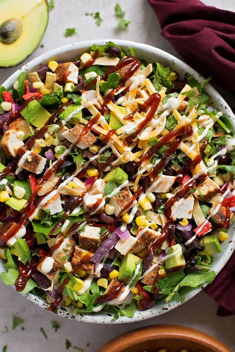 Bound Salad, Bbq Chicken Salad Recipe, Chicken Salad Chick, Coleslaw Recipes, Healthy Coleslaw, Life Made Simple, Bbq Salads, Smoked Bbq, Bacon Dip