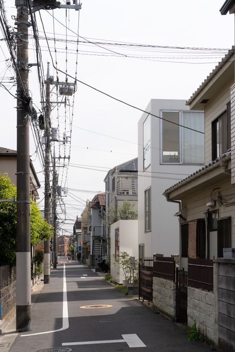 Moriyama House, by Ryue Nishizawa | by Dan Hill | I am a camera | Medium Balcony House Design, Moriyama House, Takeshi Hosaka, Balcony House, Tokyo House, Tokyo Apartment, Ryue Nishizawa, Japanese Town, House With Balcony