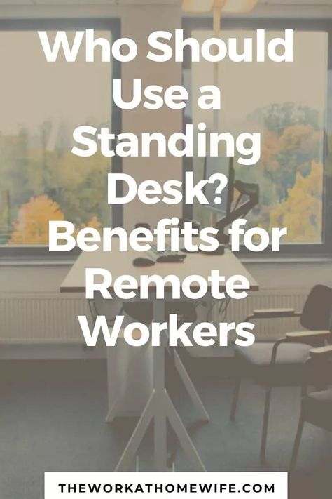 Wondering who should use a standing desk? In this article, you’ll discover the pros and cons of sit-stand desks, how to know if a standing desk is right for you, and what to consider when it comes to purchasing one. Stand Up Desk Exercise, Home Office Standing Desk Costco, Standinf Desks, Stand Up Desk Benefits, Standing Desk Benefits, Electric Stand Up Desk, Standing Work Station, Standing Desk Converter, Frame Desk