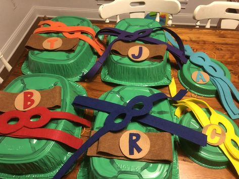 Homemade Teenage Mutant Ninja Turtle Costume, Splinter Costume Diy Ninja Turtles, Raphael Tmnt Costume Diy, Diy Ninja Turtle Mask, Homemade Ninja Turtle Costume, Ninja Turtles Trunk Or Treat, Kids Ninja Turtle Costume, Tmnt Costumes, Teenage Mutant Ninja Turtles Halloween