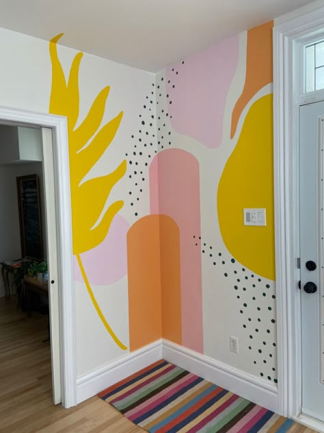 #mural #muraling #ladieswhopaint #muralist #ladieswhodraw #muralsofig #muralmock #mockup #digitalpainting #homemural #interiordesignmural #interiordesign #wallart #wallpaper #plantart #plantmural #torontomuralartist #canadianmuralartist #muralartist #paintwalls #vancouvermurals Wall Murals Diy, Interior Murals, Room Wall Painting, Mural Ideas, Mural Wall Art, Decorating Home, Home Decor Living Room, Mural Art, Interior Home