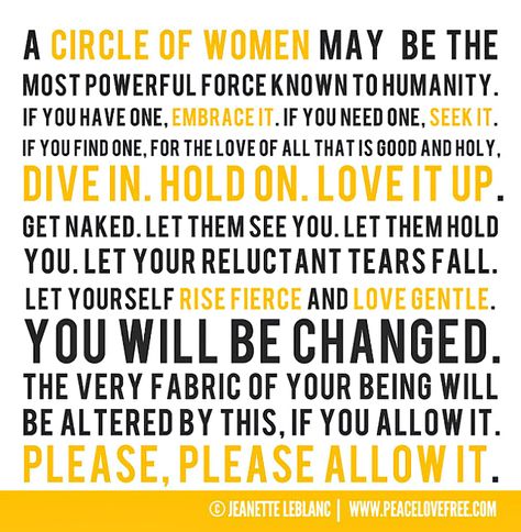 A CIRCLE OF WOMEN - The Militant Baker Best Symbols, Tent Quotes, Sisterhood Quotes, Womens Circle, Healing Circle, Stone Quotes, A New Earth, Women Healing, Sacred Circle