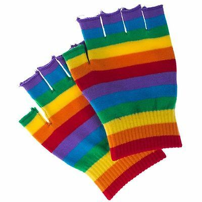 Rainbow Gloves, Rainbow Outfit, Knit Gloves, Fingerless Gloves Knitted, Pride Outfit, Imagine Dragons, Knitted Gloves, Flag Design, Cool Clothes