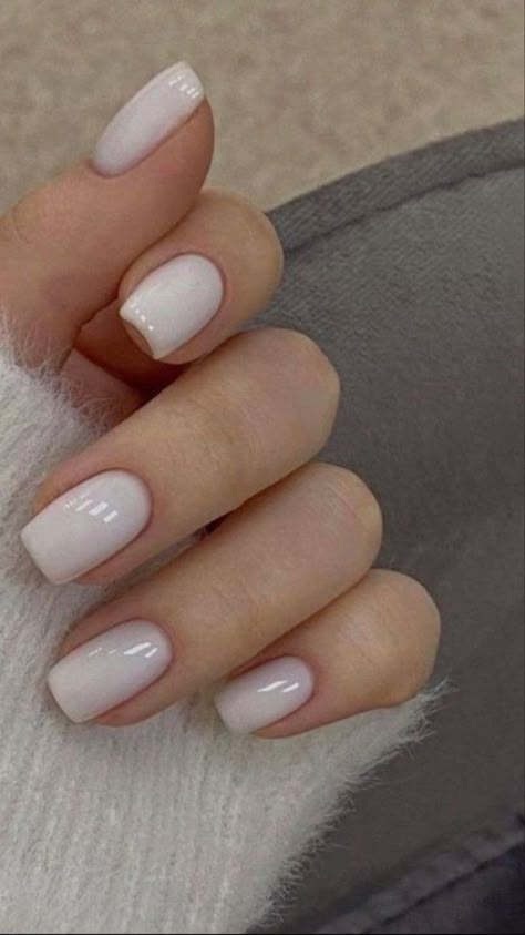 30 Milky White Nails 2024 All TikTok Can't Get Enough Of #milky #white #nails Nail Designs Old Money, Pink Nails Winter, At Home Nail Ideas, Square Oval Nails, Nail Ideas Pink, Milky White Nails, Nails January, Winter Nails Christmas, Old Money Nails