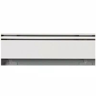 Fine/Line 30 8 ft. Hydronic Baseboard Heating Enclosure Only in Nu-White Hydronic Baseboard Heaters, Baseboard Heaters, Heater Covers, Baseboard Heater Covers, Electric Baseboard Heaters, White Baseboards, Hydronic Heating Systems, Baseboard Heating, Baseboard Heater