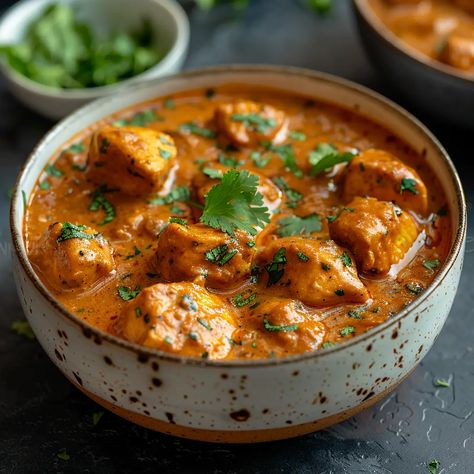 Many people around the world love the rich, savory tastes of Indian chicken Tikka Masala. We marinated soft pieces of chicken in a spicy yogurt mixture, grilled them until they were just right, and then simmered them in a creamy tomato-based sauce for this rich and creamy curry. The smoky chicken on the grill and the velvety sauce made with a mix of fragrant spices make for a meal that is both warming and very tasty. Hot steamed rice, naan bread, or roti are the best sides to go with Chicken Tikka Masala for a really filling meal. Sides To Go With Chicken, Indian Chicken Tikka Masala, Indian Chicken Tikka, Tika Masala, Continental Cuisine, Chicken On The Grill, Best Sides, Creamy Curry, Chicken Tikka Masala Recipes