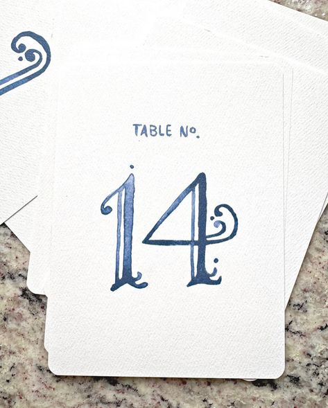 💙 On the packing table today --> 🖌️A customer found an old post of mine and asked for custom hand-painted wedding table numbers like the ones I had made for my own wedding many years ago —so I re-launched them this year! These adorable hand-painted watercolor table numbers are back to bring all the vibes to your special day! 💙⁠ ⁠ 👉️ If you love these elegant digits, they're all waiting for you --> ✨️ in my Etsy store now! ✨️⁠ ⁠ ⭐️ And have you joined my email Newsletter yet? Email subscriber... Vintage Blue And White Wedding Theme, Hand Drawn Table Numbers, Pearl Table Numbers, Watercolor Table Numbers Wedding, Creative Table Numbers Wedding, Table Numbers Blue, Painted Table Numbers, Table Numbers Elegant, Table Number Design