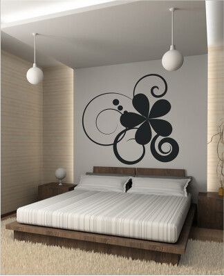 Simple Wall Paintings, Wall Sticker Design, Creative Wall Painting, Diy Wall Painting, Room Wall Painting, Creative Wall Decor, Bedroom Wall Designs, Wall Painting Decor, Wall Paint Designs