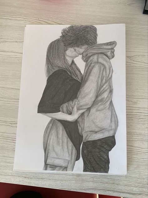 Cute Couple Sketches, Ideas Sketch, Romantic Drawing, Sketches Of Love, Soulmate Sketch, Couple Sketch, Different Person, Couple Drawing, Tender Moments