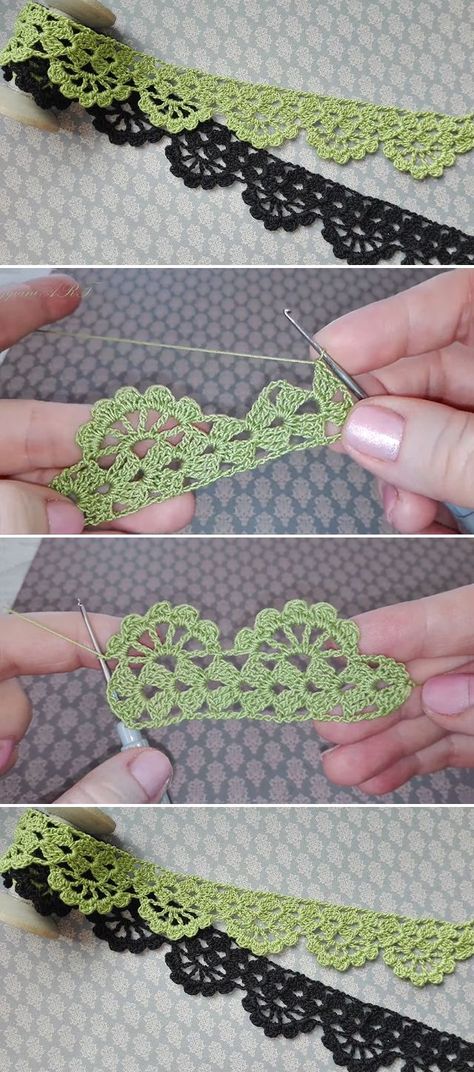 Crochet Edging Patterns Free, Háčkované Lemy, Crochet Border Patterns, Crochet Edges, Crochet Border, Crochet Geek, Crochet Edgings, Crochet Edging Patterns, Crochet Lace Edging