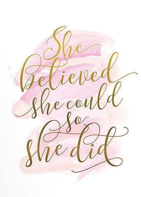 Gift for her, Wall art, Poster art, She believed she could, Inspirational quote, Pink and gold art, Feminine art, Motivational quote #ad #quote #inspirational #inspirationalquotes #motivation She Believed She Could, The Words, Wallpaper Quotes, Favorite Quotes, Wise Words, Quotes To Live By, Pink And Gold, Me Quotes, Positive Quotes