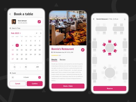 restaurant table reservation app Table Booking App, Restaurant Reservation App, Restaurant Booking App, Restaurant App Design, Restaurant Seating Plan, Hotel Booking App, Mobile Restaurant, Restaurant Website Design, Restaurant App