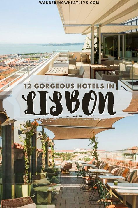 Are you looking for amazing places to stay in Lisbon, Portugal? Here are the 12 BEST boutique hotels in Lisbon and the best neighborhoods in Lisbon for the perfect Portugal vacation! I Lisbon hotels I where to stay in Lisbon I accommodation in Lisbon I hotels with views in Lisbon I Lisbon accommodation I hotels in Portugal I boutique hotels in Portugal I accommodation in Portugal I where to stay in Portugal I Portugal hotels I places to stay in Portugal I Lisbon travel tips I #Portugal #Lisbon Lisbon Hotels, Lisbon Vacation, Lisbon Hotel, Portugal Summer, Lisbon Portugal Travel, Lisbon Travel Guide, Hotels Portugal, Portugal Vacation, Portugal Trip