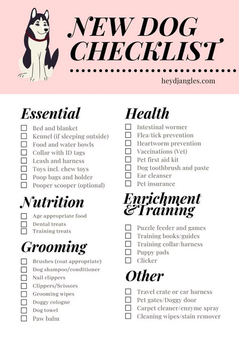 New dog must-haves, new dog checklist, first time dog parents, dog supplies, puppy essentials. New Dog Checklist, Puppy Must Haves, Dog Checklist, Puppy Essentials, New Puppy Checklist, Puppy Things, Puppy Checklist, Puppy Tips, Puppy Time