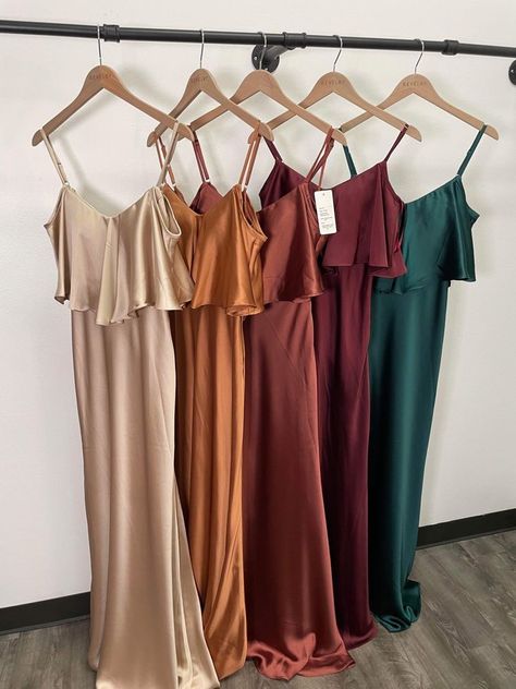 Fall Wedding Color Schemes, Rusting Wedding, Western Themed Wedding, Fall Bridesmaids, Fall Bridesmaid Dresses, Wedding Themes Fall, Bridesmaid Dress Colors, Wedding Theme Colors, Future Wedding Plans