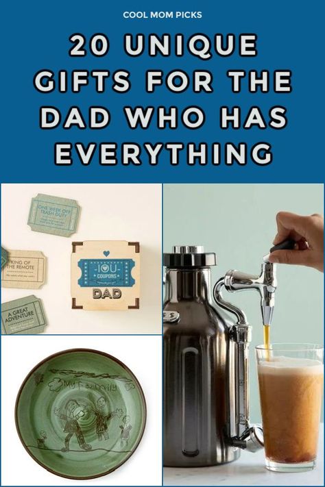 We found 20 unique gifts for dads and granddads who have everything -- or think they do. No junk either, and most support cool indie businesses + makers. New Grandpa Gifts, Gifts For Father Christmas, Gifts For Stay At Home Dads, Handy Dad Gifts, Dads Present Ideas, Unique Gifts For Dads, Best Gifts For Grandpa, Christmas Gifts For Dads Who Have Everything, Papa Gift Ideas