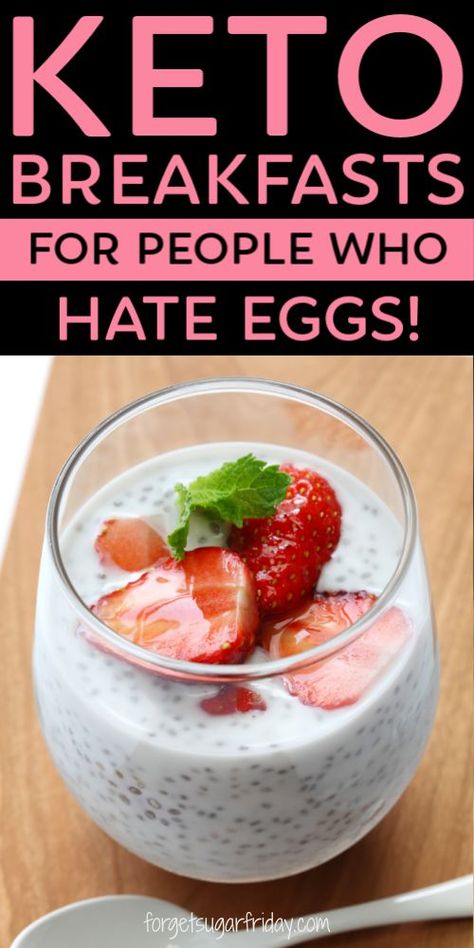 Breakfasts Without Eggs, No Carb Breakfast, Keto Pudding, Desayuno Keto, Smoothies Vegan, Easy Keto Breakfast, Keto Burger, Keto Breakfast Ideas, Keto Diet Results